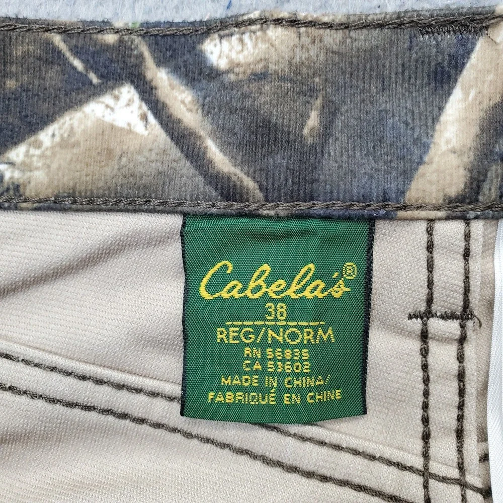 Cabela's Hunting Cargo Pants Mens 38 Multi AP Camo Realtree Straight Leg Hiking